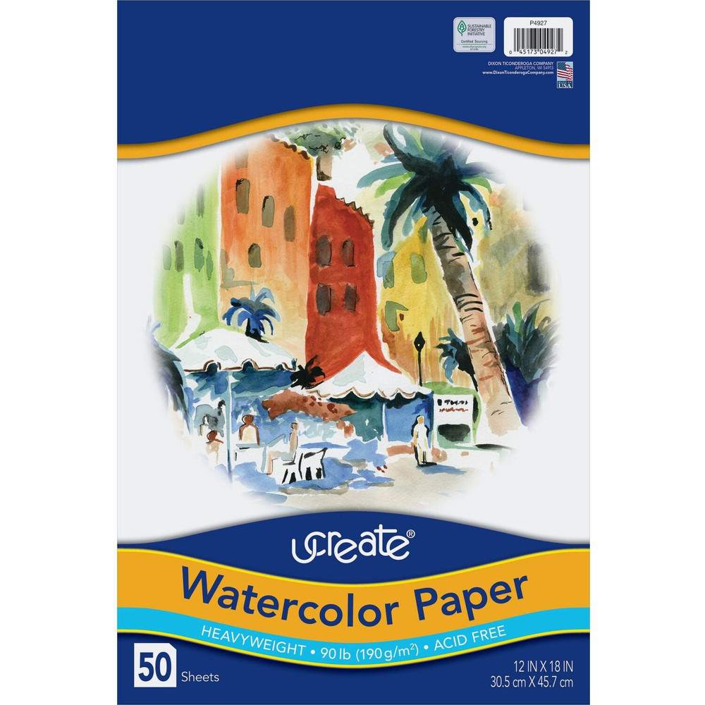 Dixon Ticonderoga Company Dixon 4927 UCreate Watercolor Paper