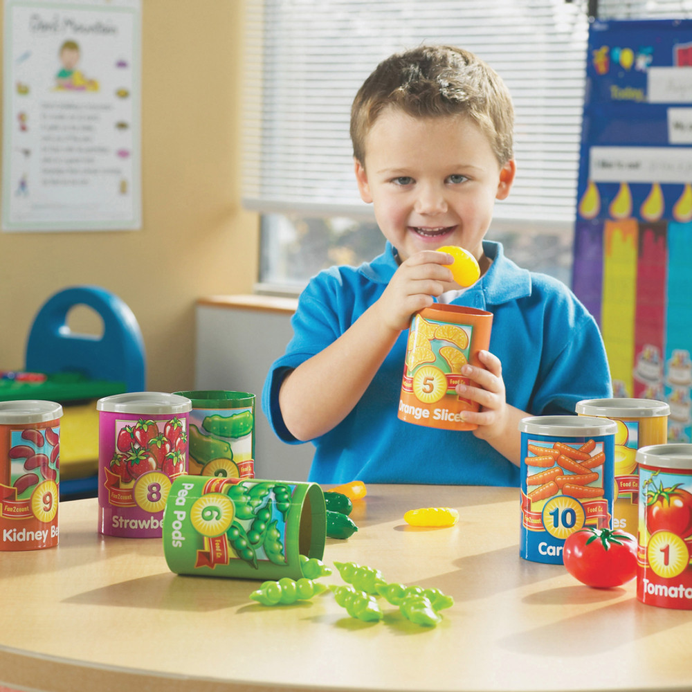 Learning Resources LER6800 Learning Resources 1-10 Counting Cans Set