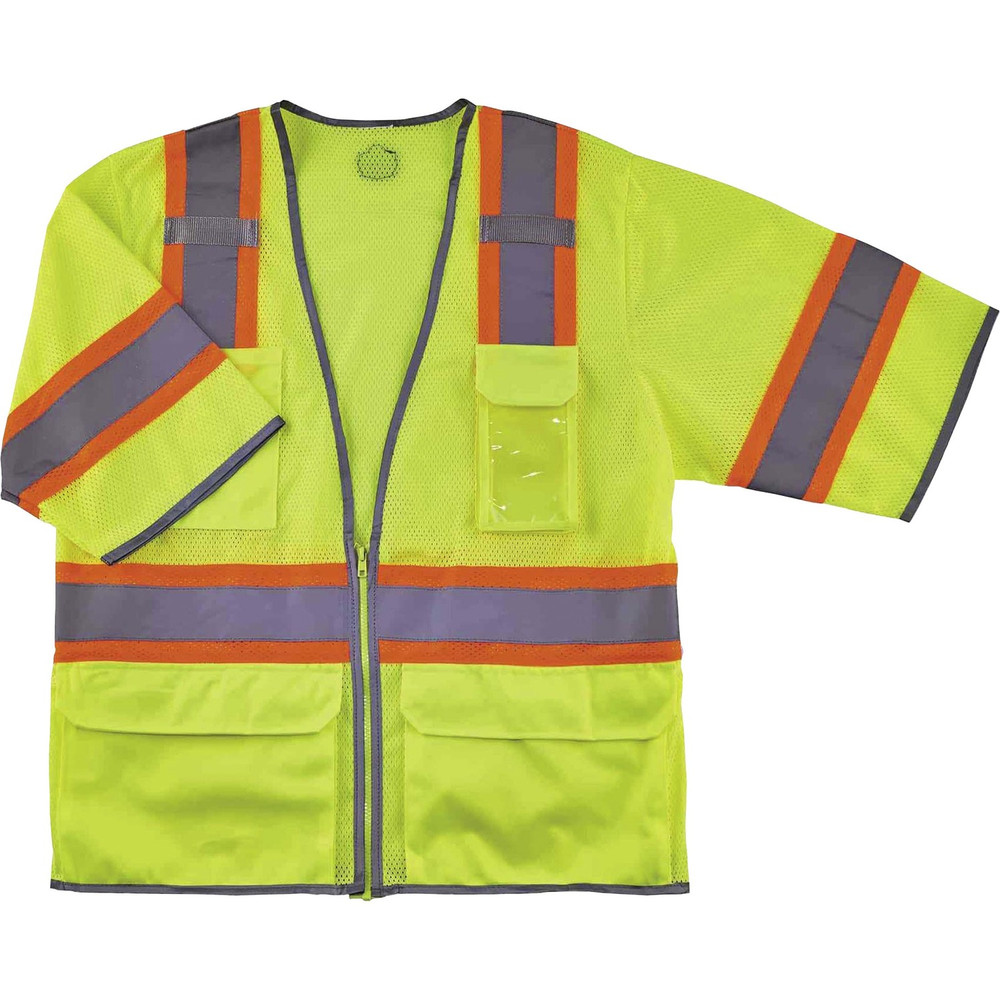 Tenacious Holdings, Inc GloWear 24163 GloWear 8346Z Two-Tone Hi-Vis Class 3 Surveyor Vest