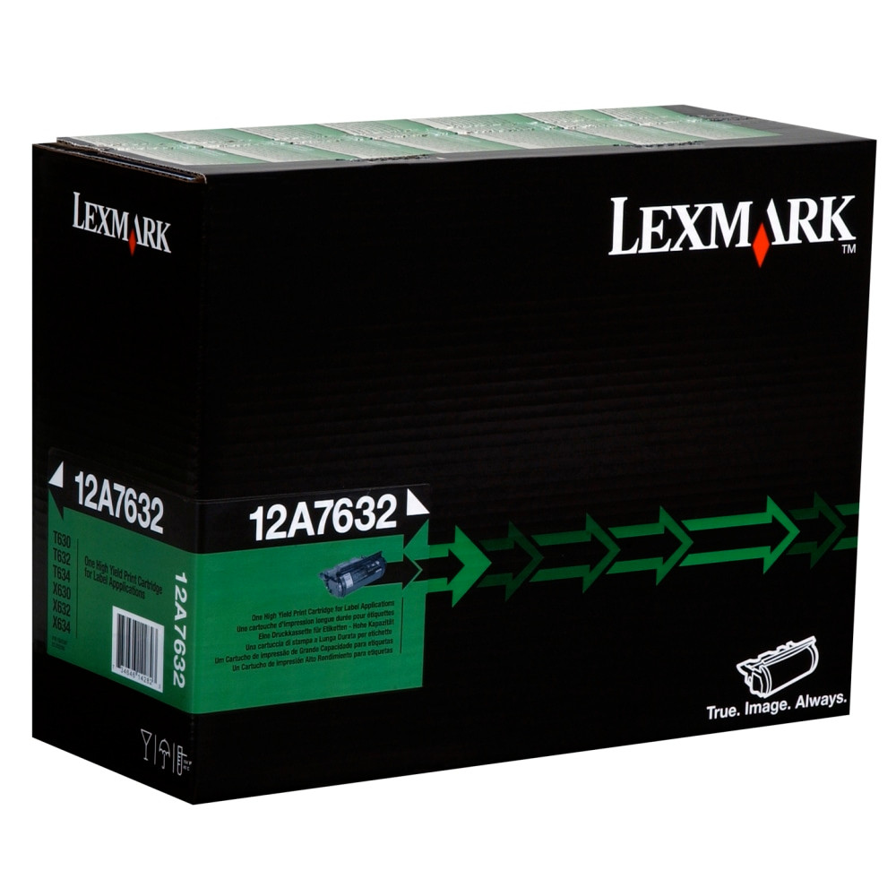 LEXMARK INTERNATIONAL, INC. 12A7632 Lexmark Toner Cartridge - Laser - High Yield - 21000 Pages - Black