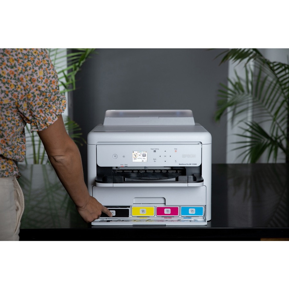 Epson Corporation Epson C11CK25201 Epson WorkForce Pro WF-C5390 Wireless Inkjet Printer - Color