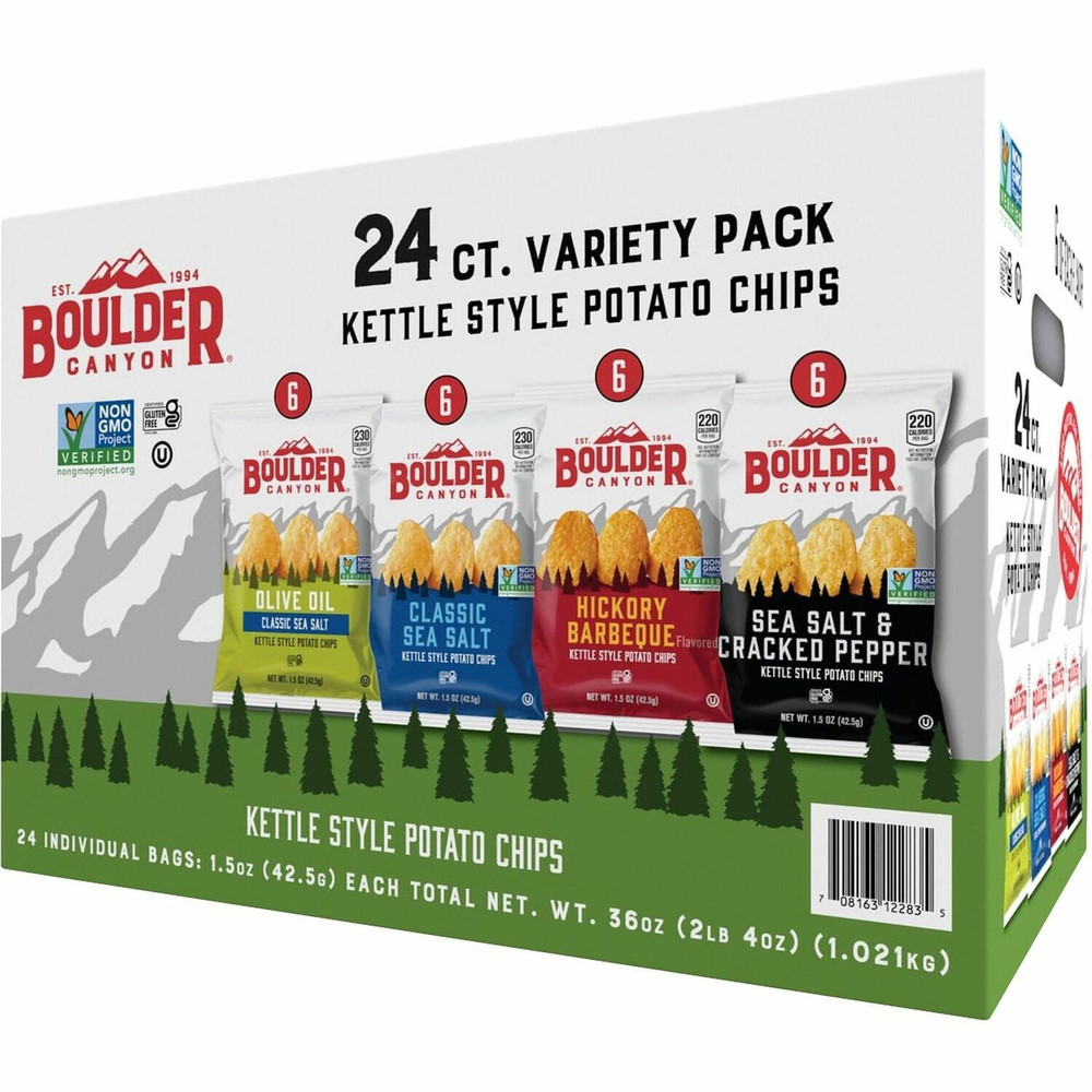 INVENTURE FOODS Boulder Canyon 012283 Boulder Canyon Inventure Variety Pack