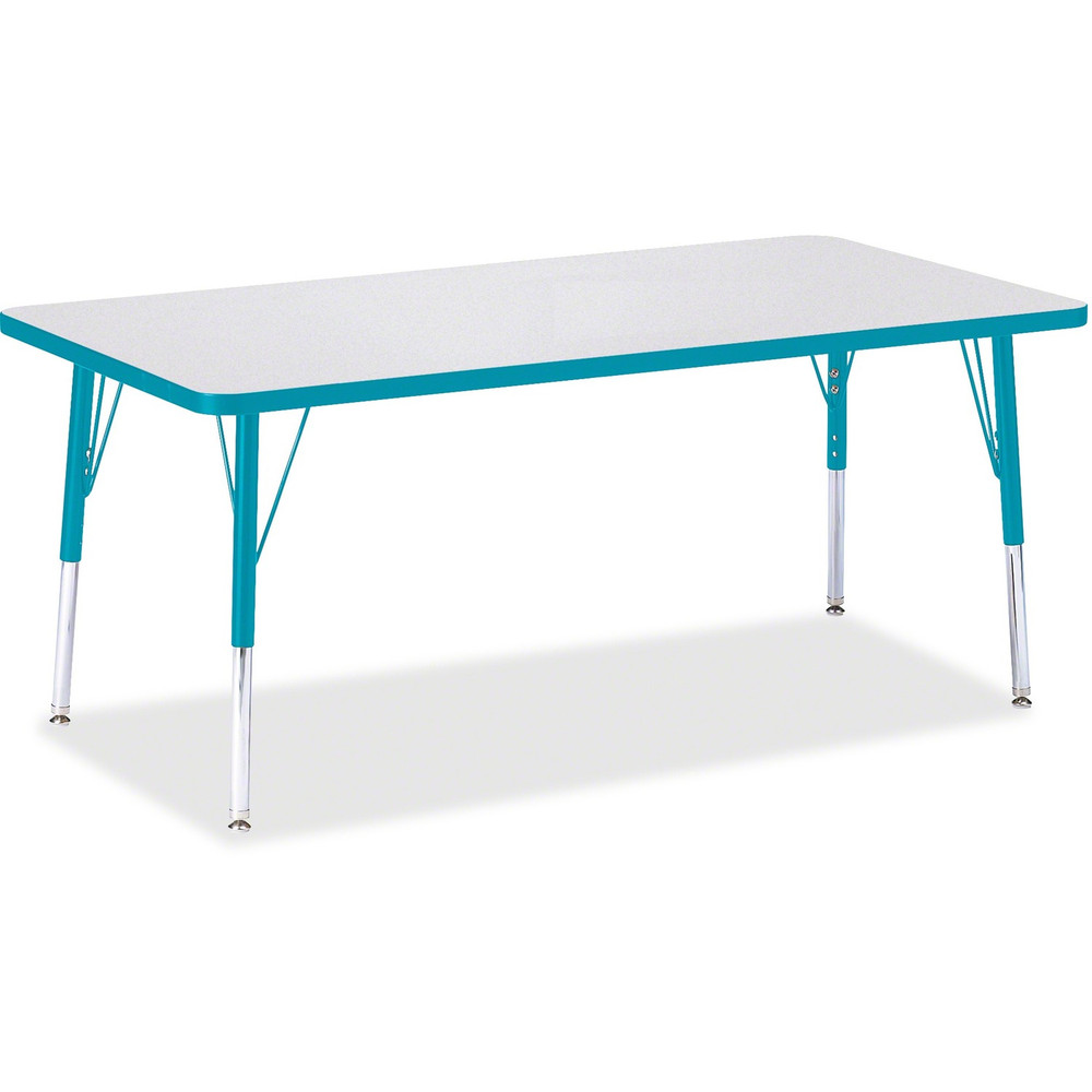 Jonti-Craft, Inc Jonti-Craft 6408JCE005 Jonti-Craft Berries Elementary Height Color Edge Rectangle Table
