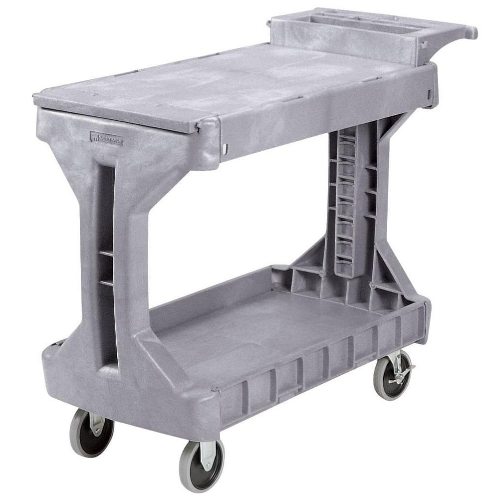 Akro-Mils 30930GRAY Standard Utility Cart: Plastic, Gray