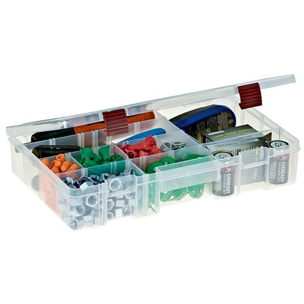 Plano Molding 2378000 Small Parts Boxes & Organizers; Product Type: Compartment Box ; Lock Type: ProLatch ; Width (Inch): 9 ; Number of Dividers: 15 ; Removable Dividers: Yes ; Color: Clear