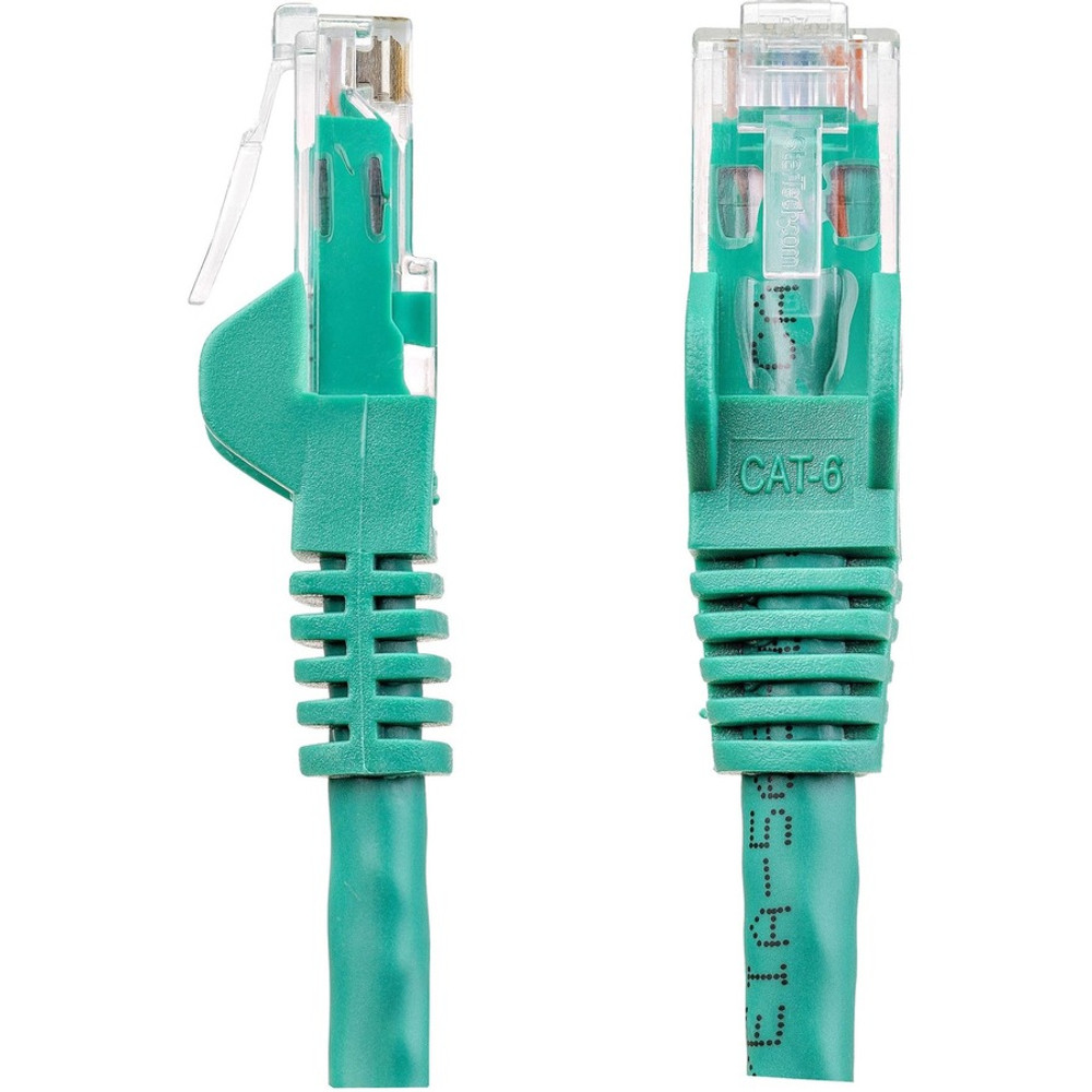 StarTech.com N6PATCH15GN StarTech.com 15ft CAT6 Ethernet Cable - Green Snagless Gigabit - 100W PoE UTP 650MHz Category 6 Patch Cord UL Certified Wiring/TIA