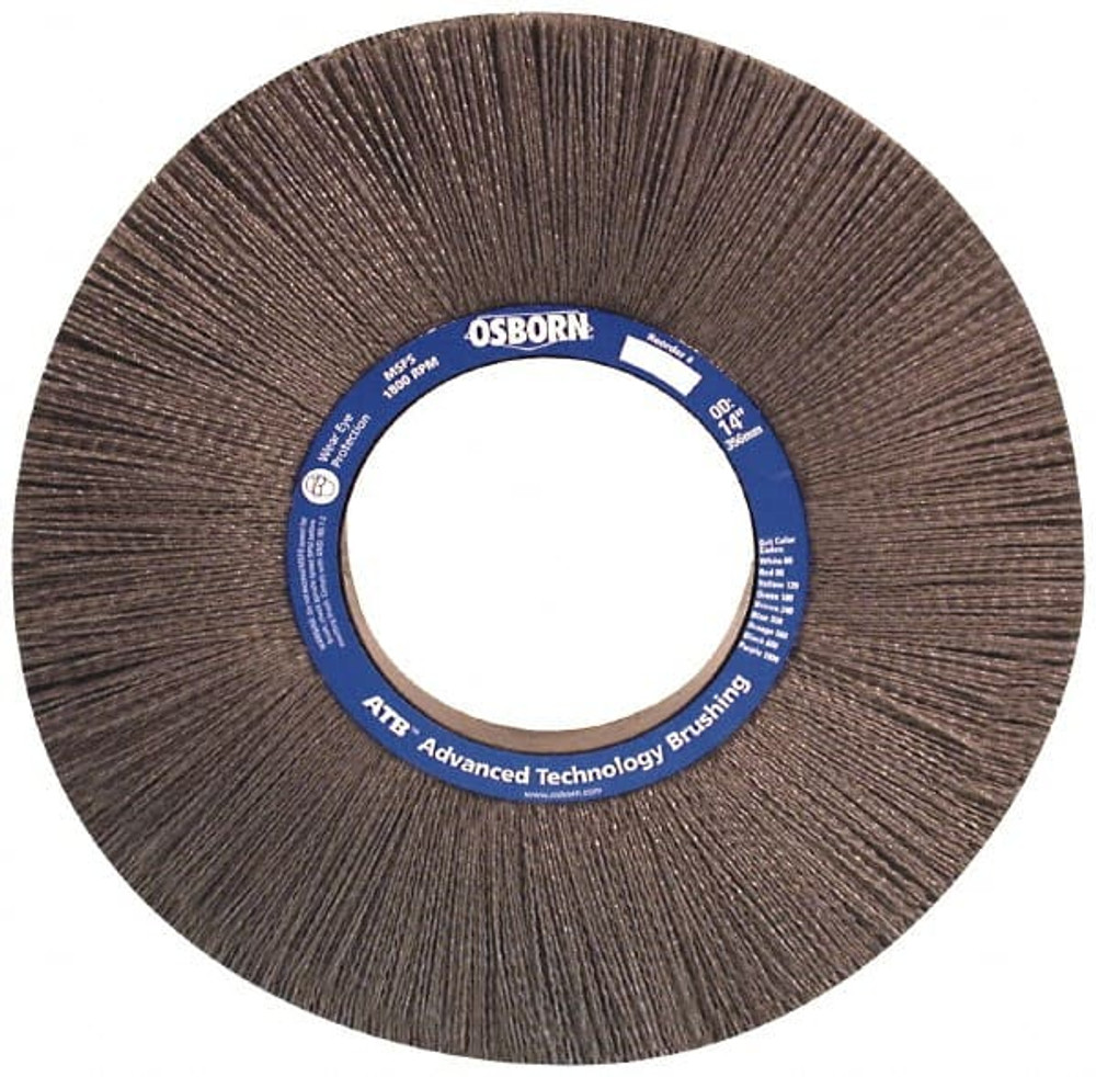 Osborn 0004065400 Wheel Brush: 12" Wheel Dia, Crimped