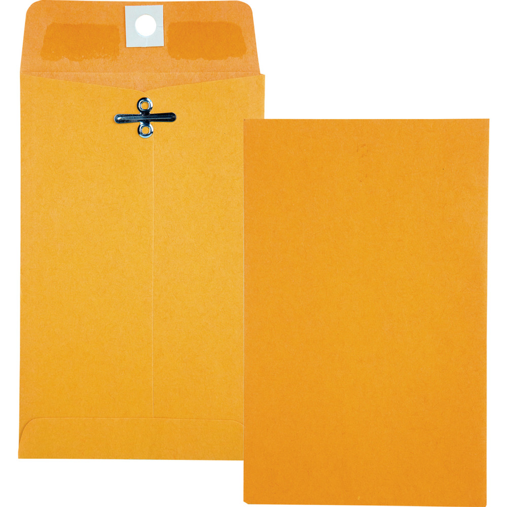 Quality Park Products Quality Park 37815 Quality Park 4 x 6-3/8 Clasp Envelopes with Deeply Gummed Flaps