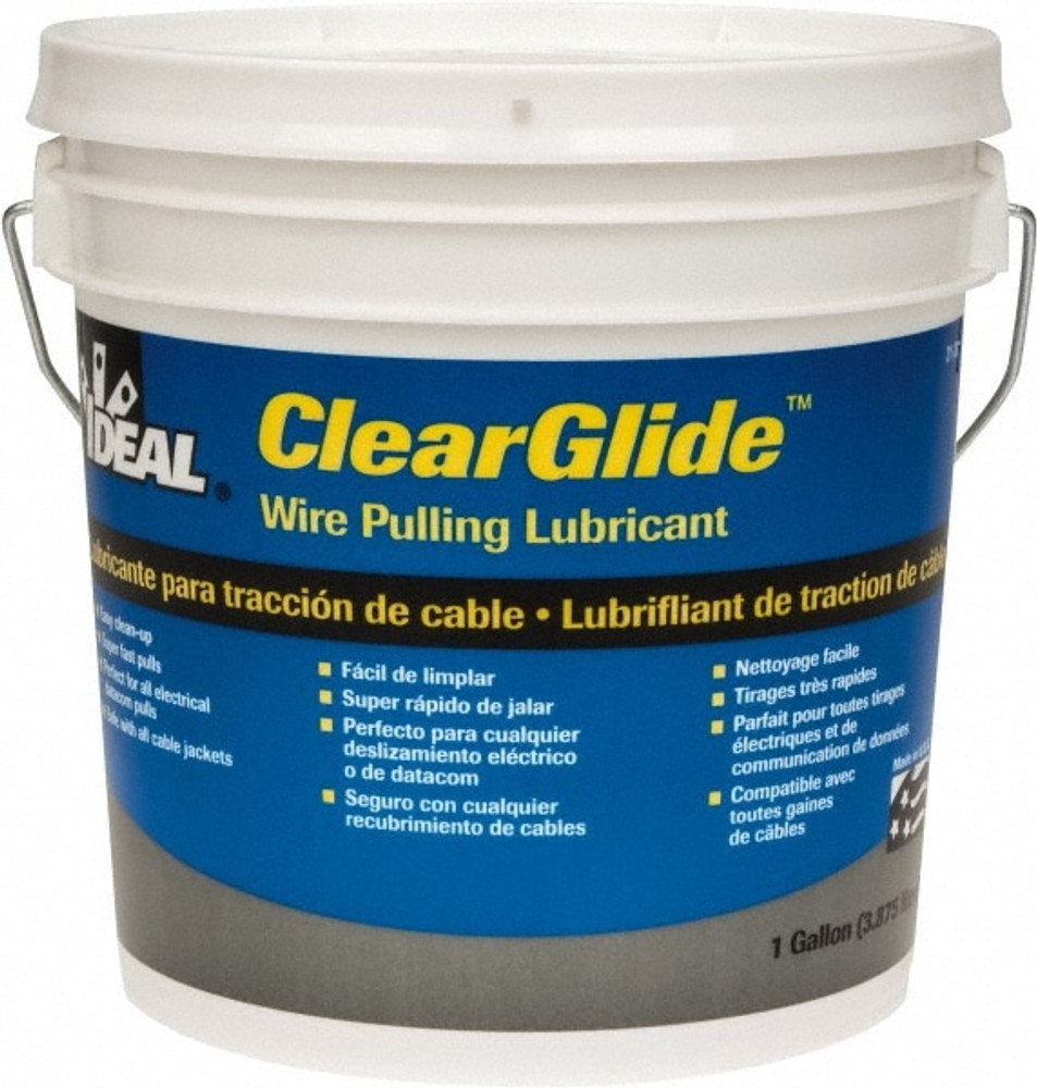 Ideal 31-381 1 Gallon Pail, Clear Wire Pulling Lubricant Gel