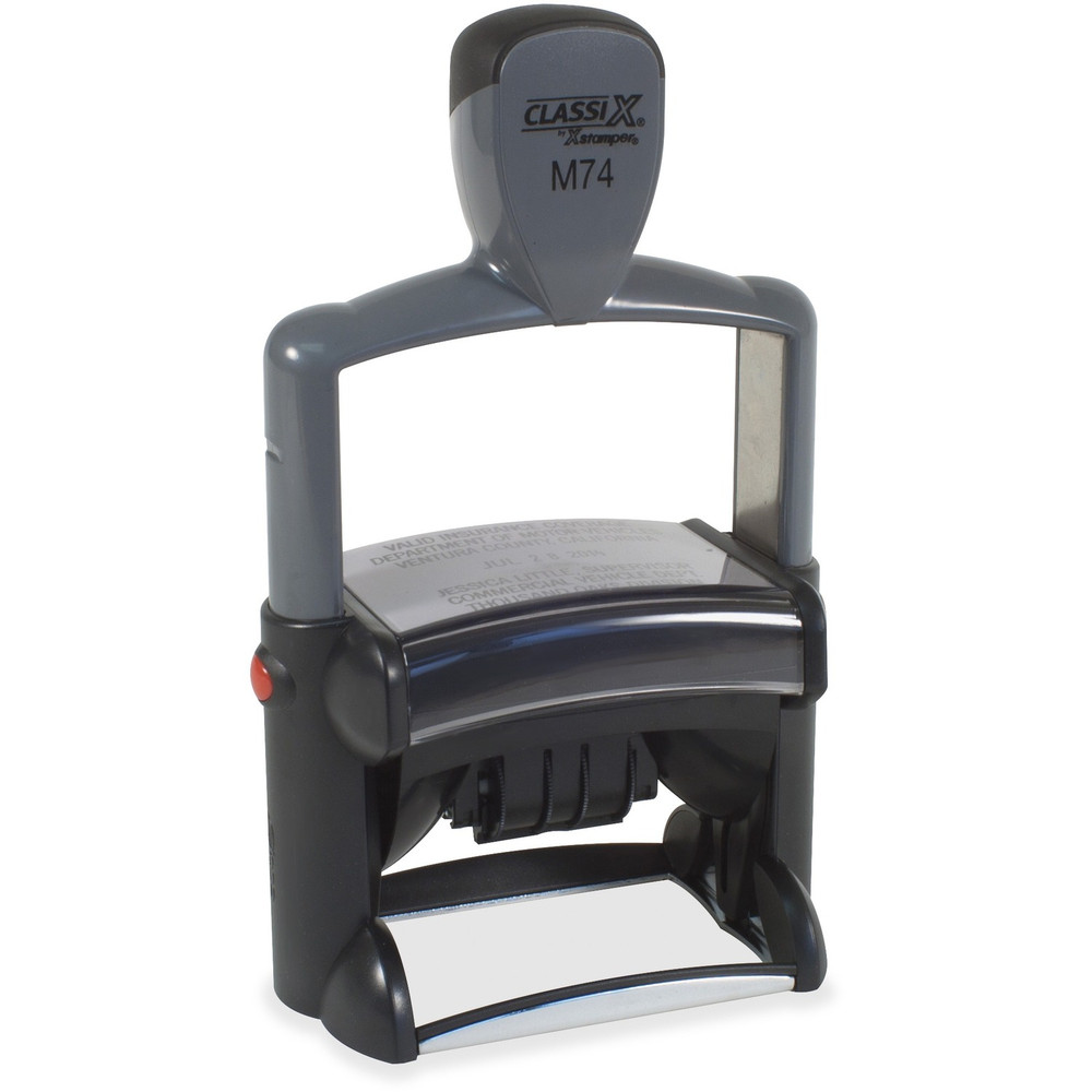 Shachihata, Inc Xstamper M74 Xstamper ClassiX Self-inking Plastic Date Stamp
