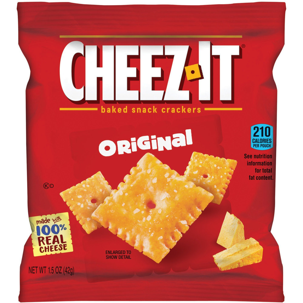 KELLOGGs 12233 Keebler Cheez-It Crackers, 1.5 Oz, Pack Of 8
