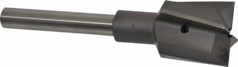 MSC MIT-435-30 1-1/2" Diam, 1/2" Shank, Diam, 4 Flutes, Straight Shank, Interchangeable Pilot Counterbore