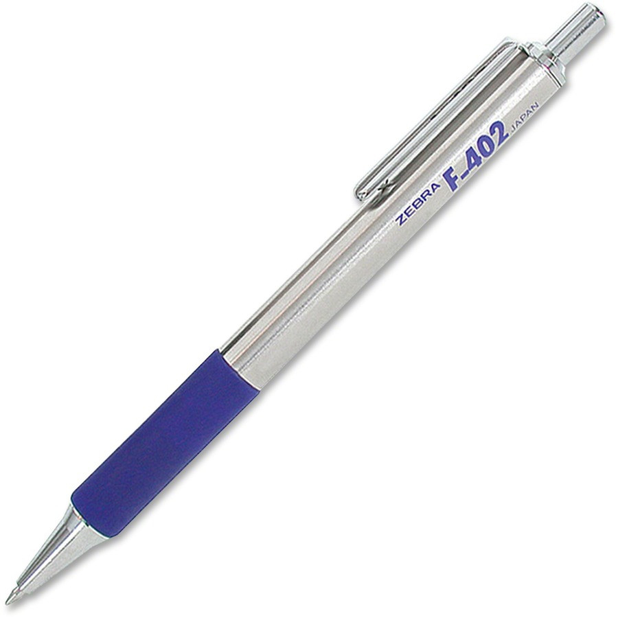 Zebra Pen Corporation Zebra 29222 Zebra STEEL 4 Series F-402 Retractable Ballpoint Pen