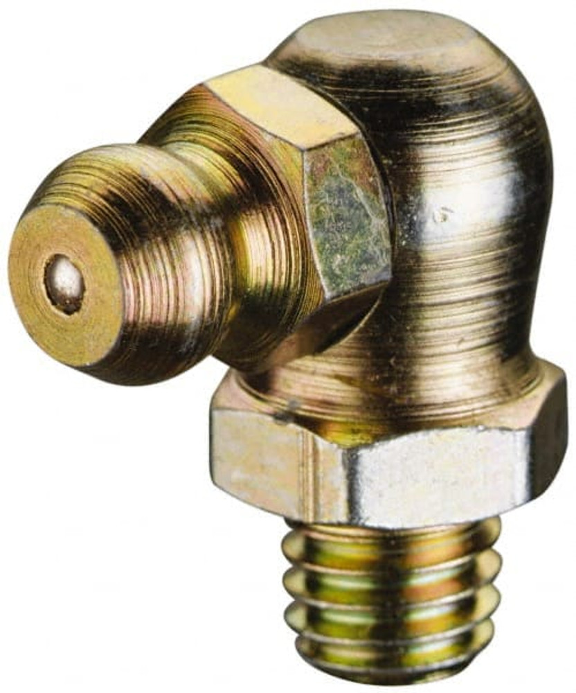 PRO-LUBE GFT/1-4/18/90/S Standard Grease Fitting: 90 ° Head, 1/4-18 NPT