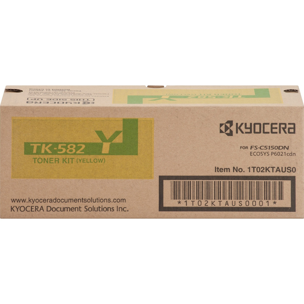 Kyocera Corporation Kyocera TK582Y Kyocera TK-582Y Original Toner Cartridge