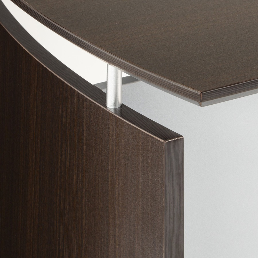 Safco Products Safco MND72LDC Safco Medina Mocha Laminate Office Unit