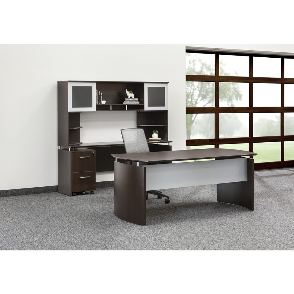 Safco Products Safco MND72LDC Safco Medina Mocha Laminate Office Unit