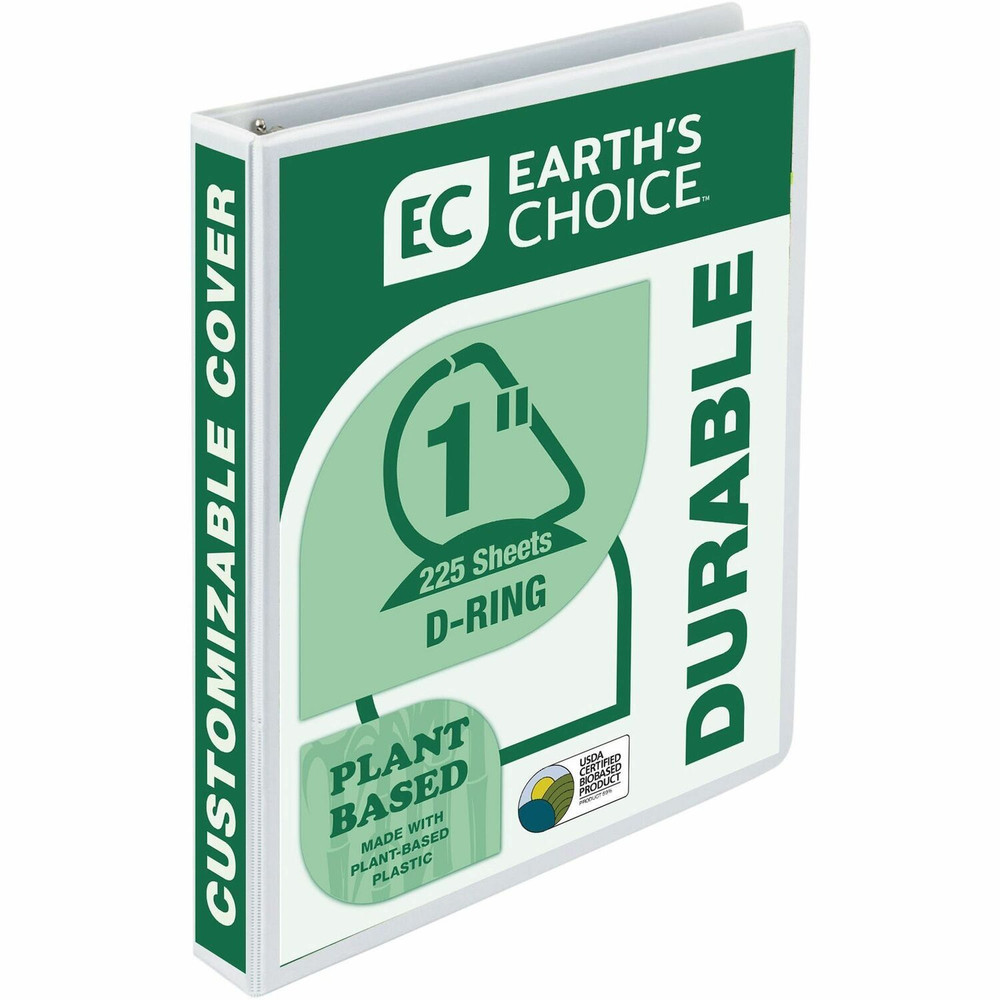 Samsill Corporation Samsill 16937 Samsill Earth's Choice Plant-based Durable View Binder