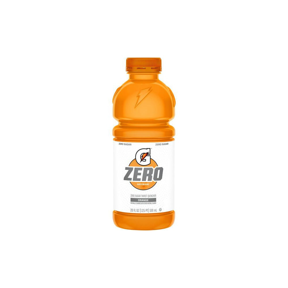 Gatorade 04318 Activity Drinks; Drink Type: Activity ; Form: Liquid ; Container Yields (oz.): 20 ; Container Size: 20 ; Flavor: Orange ; Drink Content Features: Hydration Electrolytes Single Serve Suger-Free