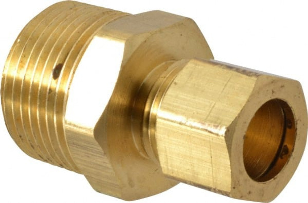 CerroBrass P-68A-8E Compression Tube Connector: 3/4" Thread, Compression x MNPT