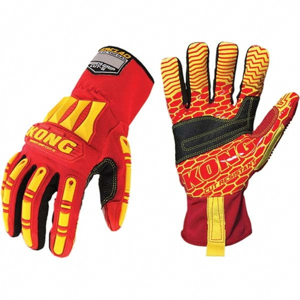 ironCLAD KRC5-02-S Cut-Resistant Gloves: Size Small, ANSI Cut A5, ANSI Puncture 5, Silicone