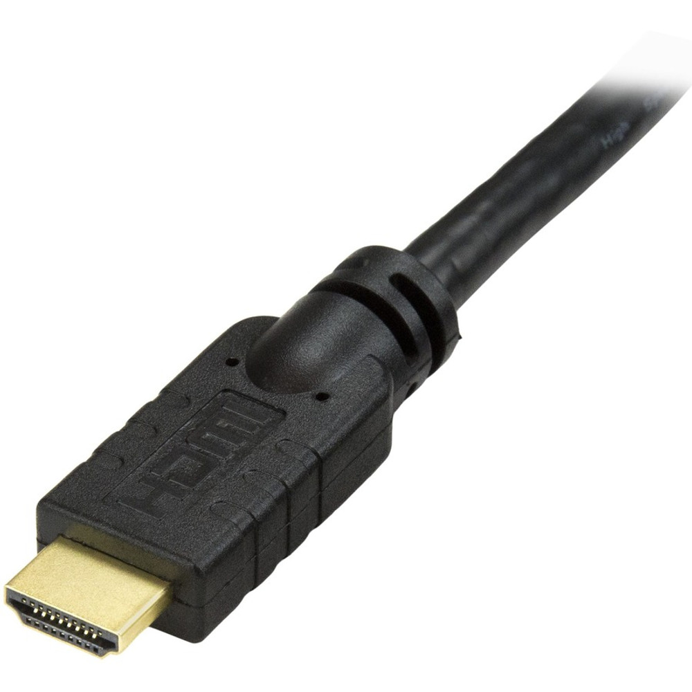 StarTech.com HDMIMM20HS StarTech.com 20ft HDMI Cable, 4K High Speed HDMI Cable with Ethernet, 4K 30Hz UHD HDMI Cord M/M, 4K HDMI 1.4 Video/Display Cable, Black