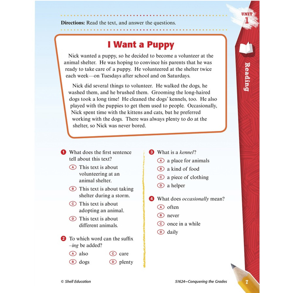 Shell Education 100713 Shell Education Conquering Fifth Grade 4-book Set Printed Book