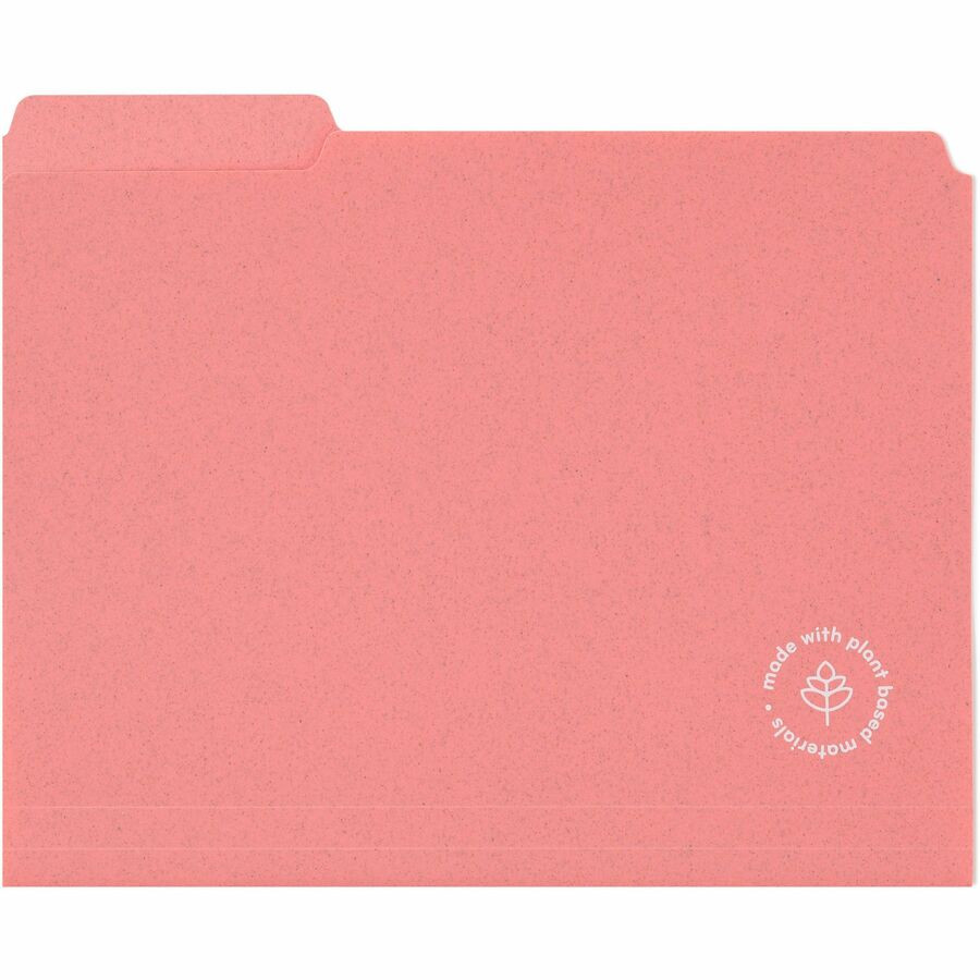 U Brands 6597U01-12 U Brands 1/3 Tab Cut Letter Organizer Folder