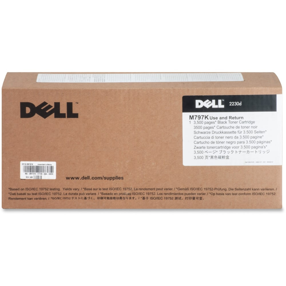DELL MARKETING L.P. Dell M797K  M797K Black Use & Return High Yield Toner Cartridge