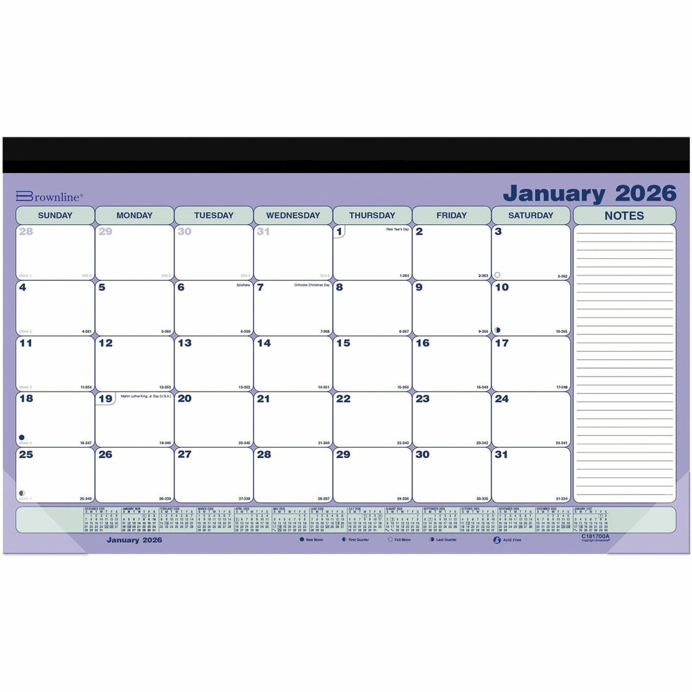 Dominion Blueline, Inc Brownline C181700A Brownline Magnetic Calendar