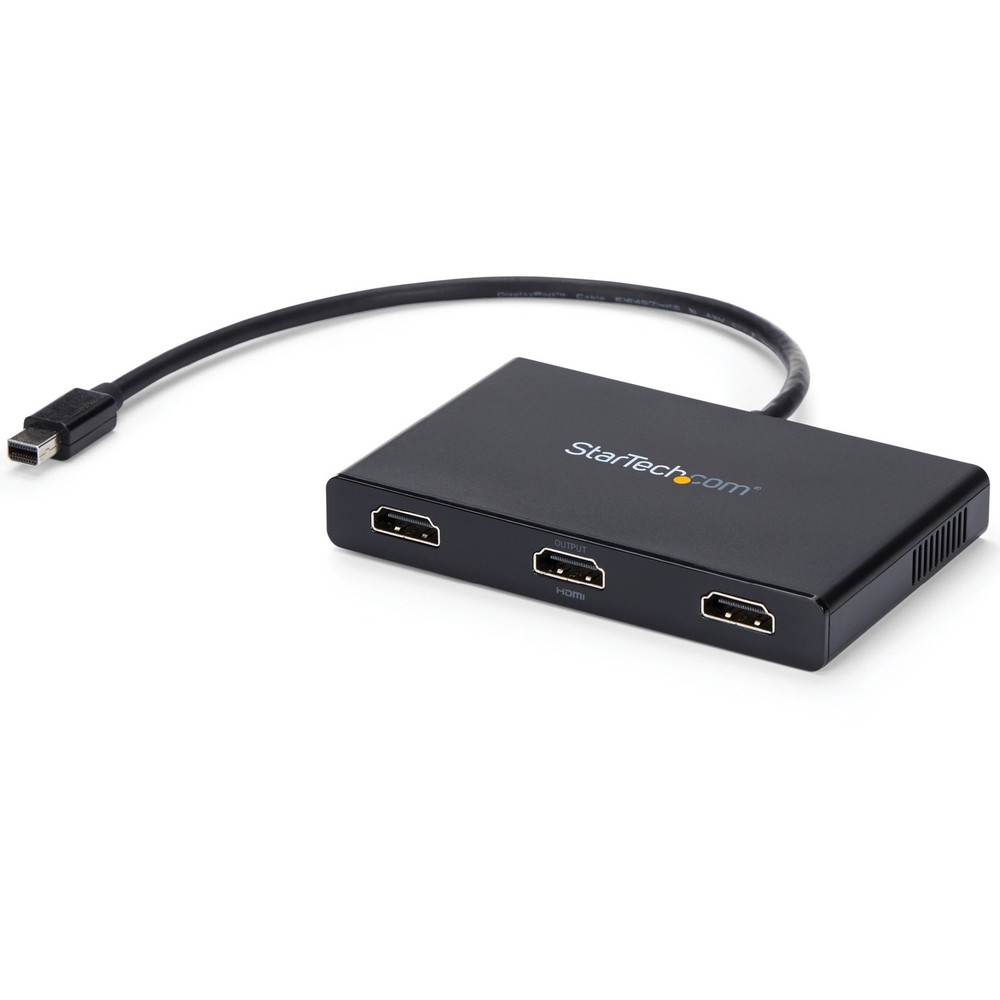 StarTech.com MSTMDP123HD StarTech.com 3-Port Multi Monitor Adapter, Mini DisplayPort to HDMI MST Hub, 3x 1080p, Video Splitter for Extended Desktop Mode, Windows