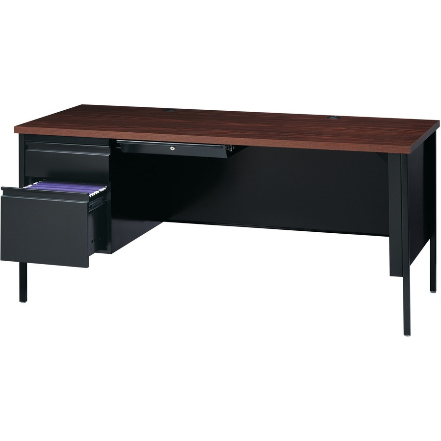 Lorell 60918 Lorell Fortress Series Left-Pedestal Desk