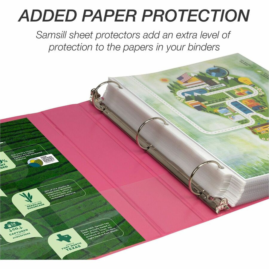 Samsill Corporation Samsill MP286576 Samsill Earth's Choice Plant-based View Binders