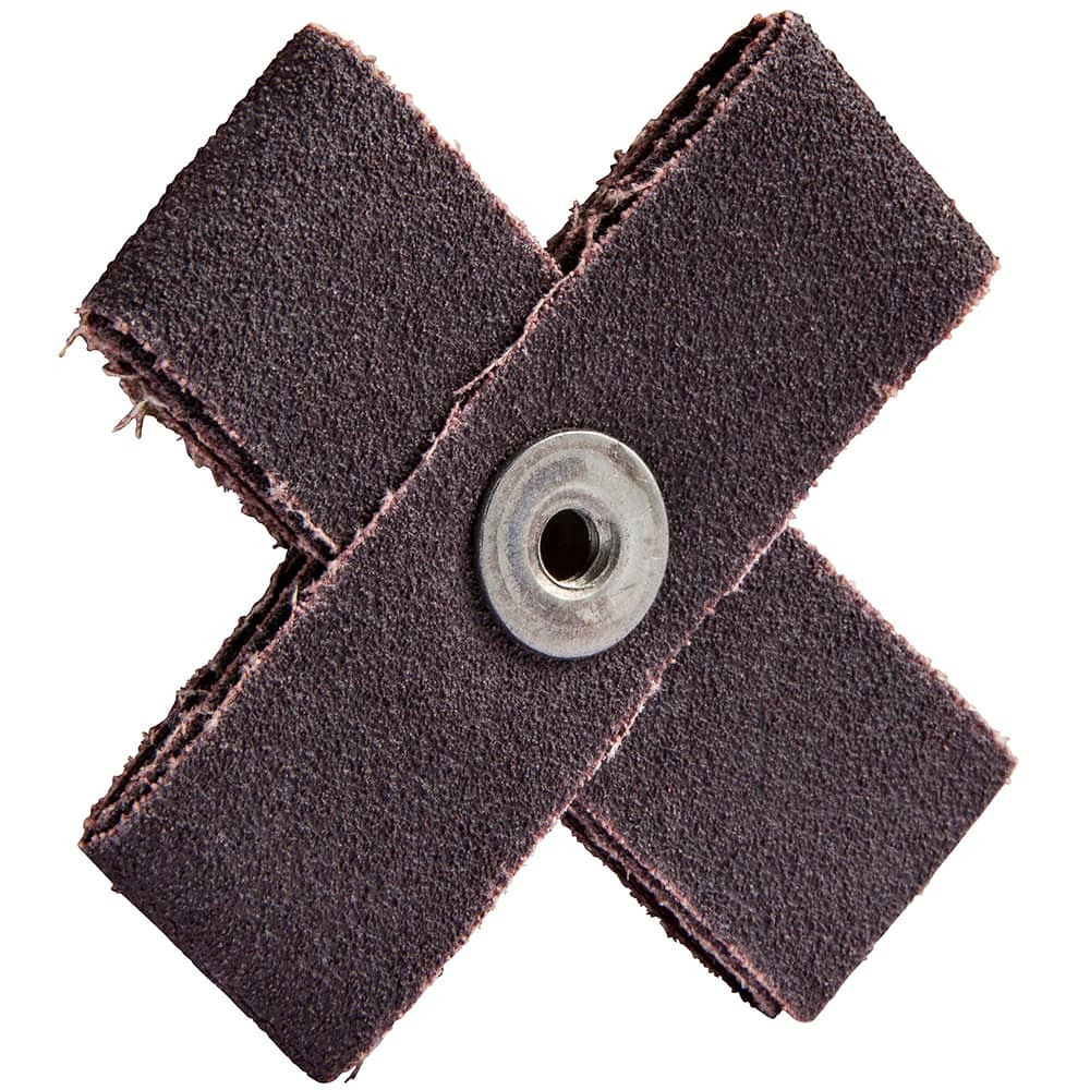 Merit Abrasives 08834182140 80 Grit, Medium Grade, Aluminum Oxide Cross Pad