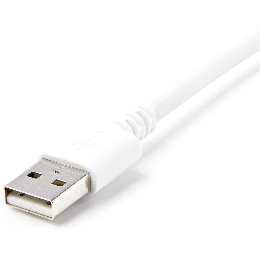 StarTech.com USBLT3MW StarTech.com 3m (10ft) Long White AppleÂ&reg; 8-pin Lightning Connector to USB Cable for iPhone / iPod / iPad
