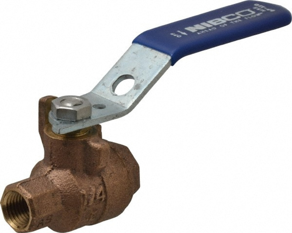 NIBCO NL95H04 Standard Manual Ball Valve: 1/4" Pipe, Full Port