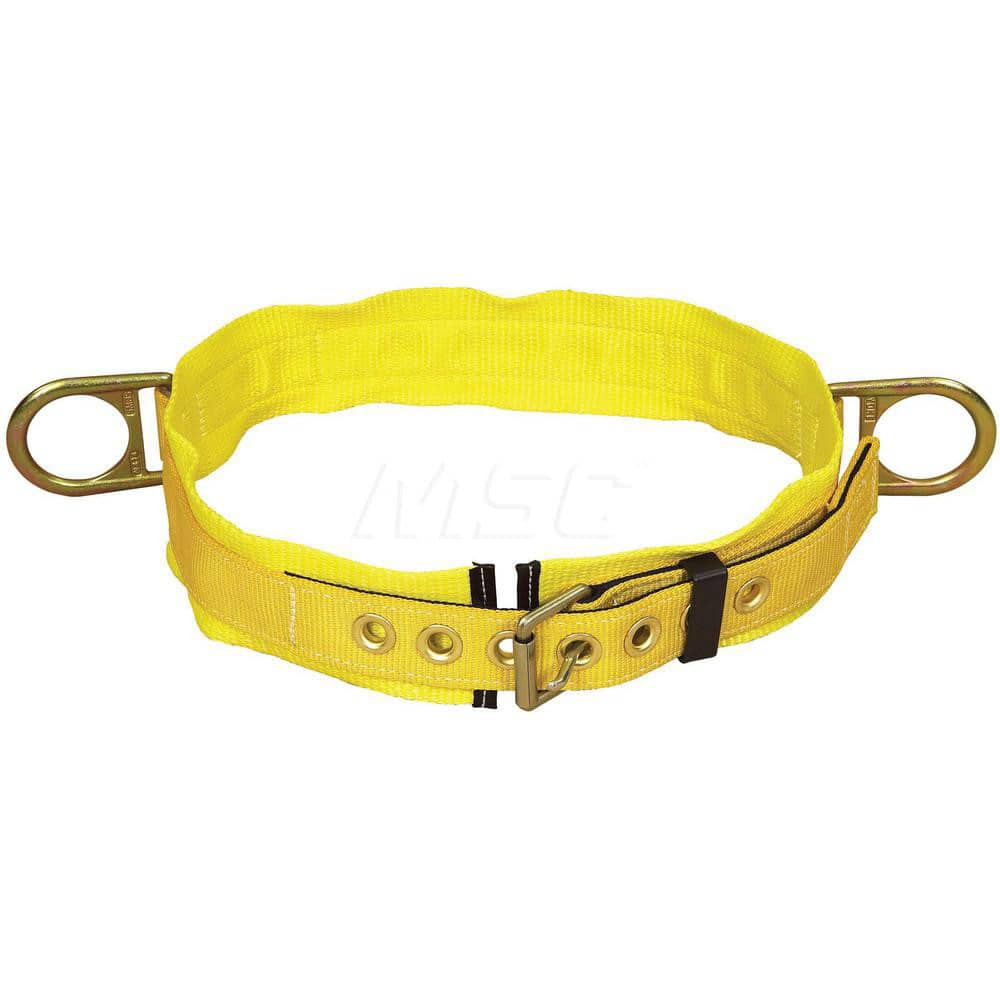 DBI-SALA 7012814942 Body Belts; Belt Type: Body Belt ; Belt Size: Large ; Load Capacity: 310lb; 141kg ; Number of D-Rings: 2 ; Padding/Lining: Side Padding ; D-Ring Location: Side