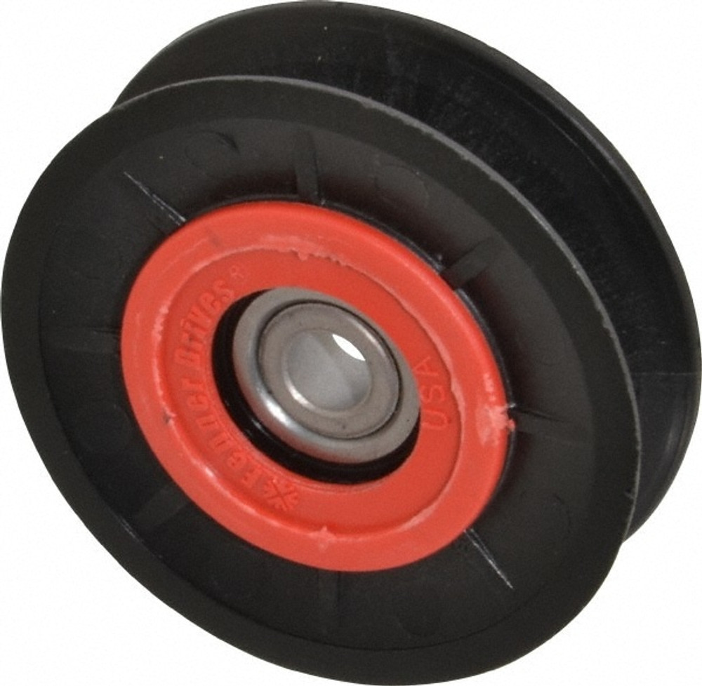 Fenner Drives VA3002RB0001 3/8 Inside x 3.1" Outside Diam, 0.63" Wide Pulley Slot, Glass Reinforced Nylon Idler Pulley