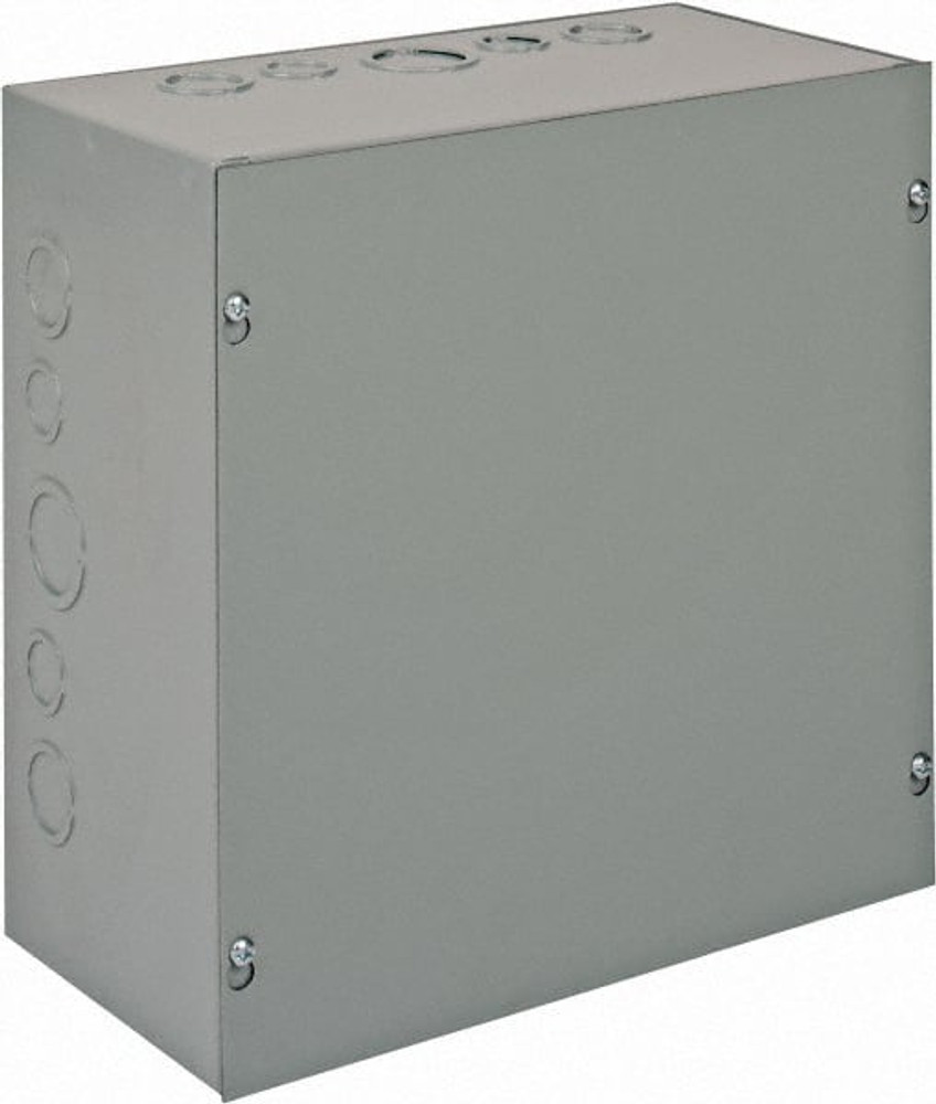 nVent Hoffman ASE12X12X6 Junction Box Electrical Enclosure: Steel, NEMA 1