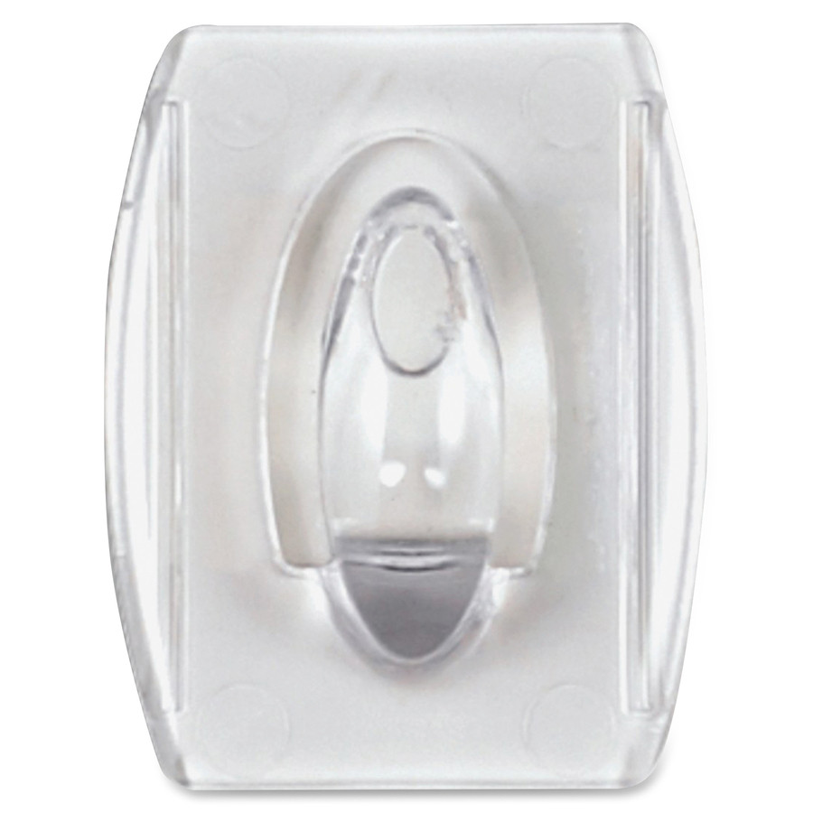 3M Command 17006CLR-VP Command Mini Clear Hooks with Clear Strips