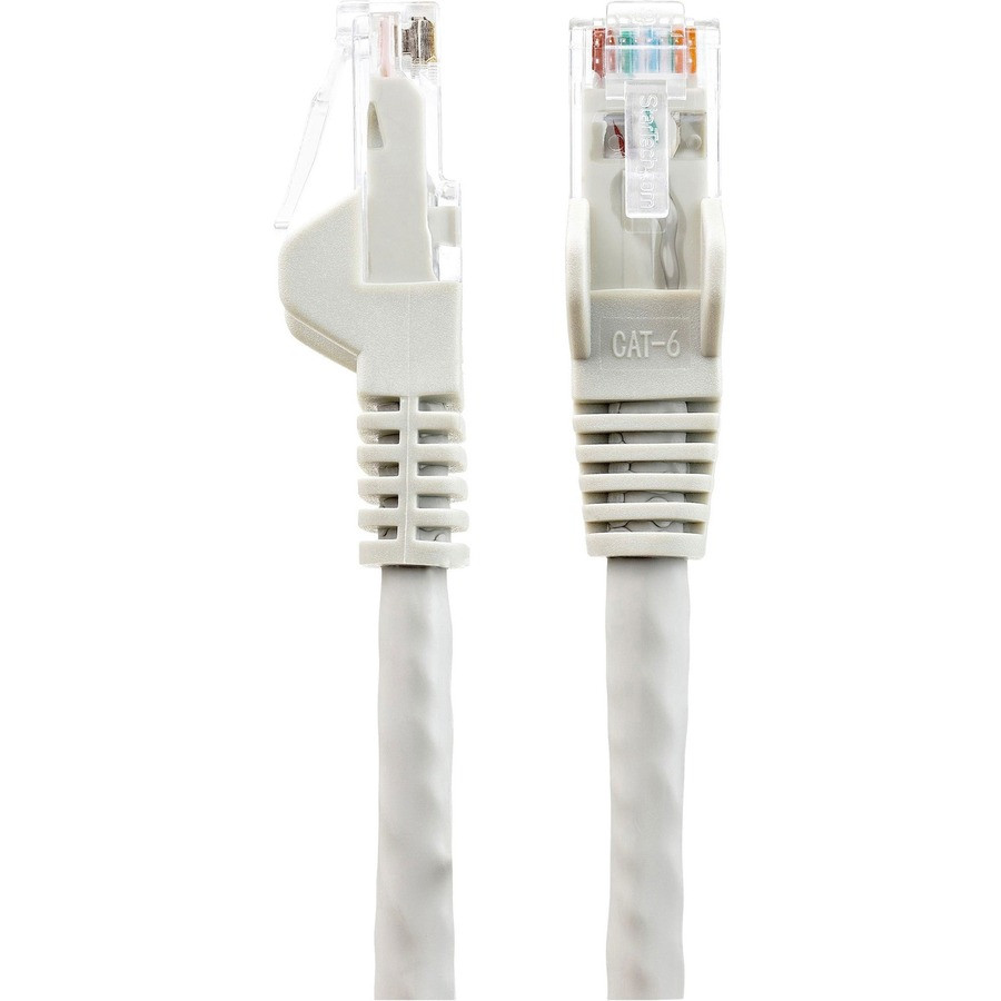 StarTech.com N6LPATCH35GR StarTech.com 35ft (10.7m) CAT6 Ethernet Cable, LSZH (Low Smoke Zero Halogen) 10 GbE Snagless 100W PoE UTP RJ45 Gray Network Patch Cord ETL