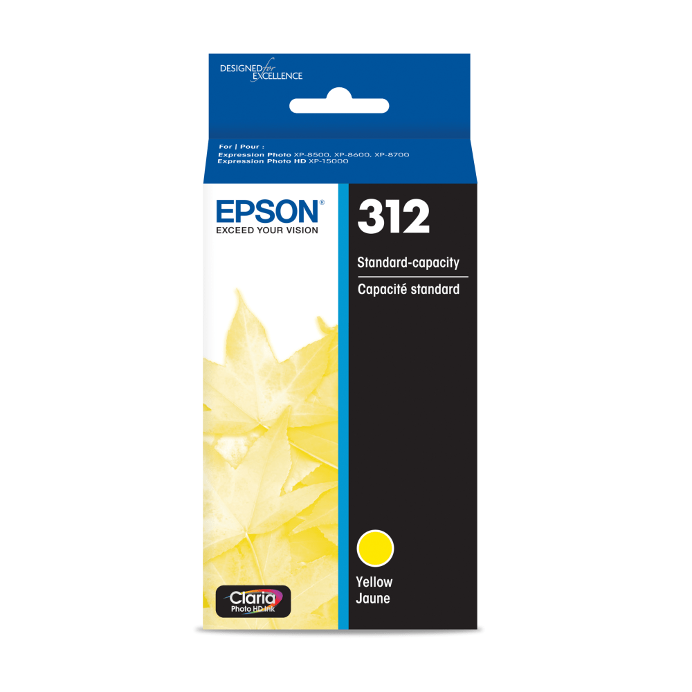 Compatible Epson models: Expression : Photo HD XP-15000, Photo XP-8500, Photo XP-8505, Photo XP-8600, Photo XP-8700.  .    Utilizes inkjet print technology for a smooth, dependable printing solution  Rely on a better value for frequent printing with standard yield  Features Yellow print color to better suit your requirements with maximum efficiency  Ink Cartridge offers maximum printing efficiency with added usability  Delivers a wide range of true-to-life colors and smooth, natural skin tones for realistic-looking photos.  Archival-quality ink is designed to last for years.  Recycling solution - designed to encourage recycling, helping you divert materials from landfill.