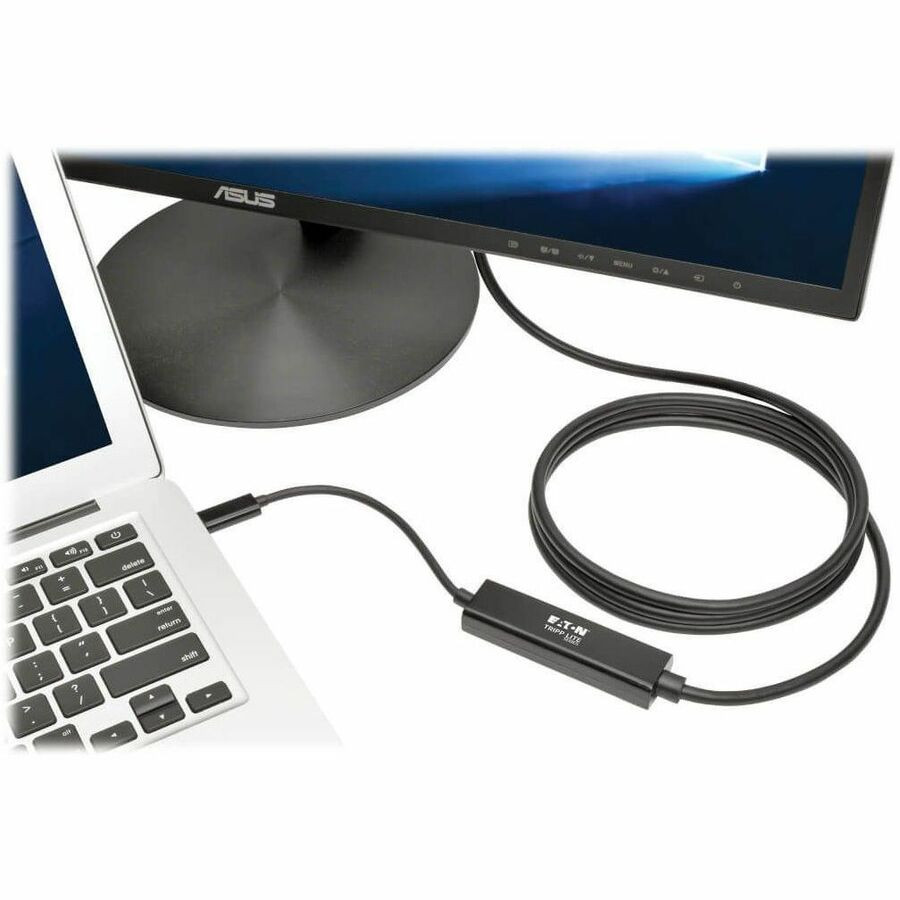 Tripp Lite by Eaton U444-006-V Tripp Lite by Eaton USB-C to VGA Active Adapter Cable (M/M), Black, 6 ft. (1.8 m)