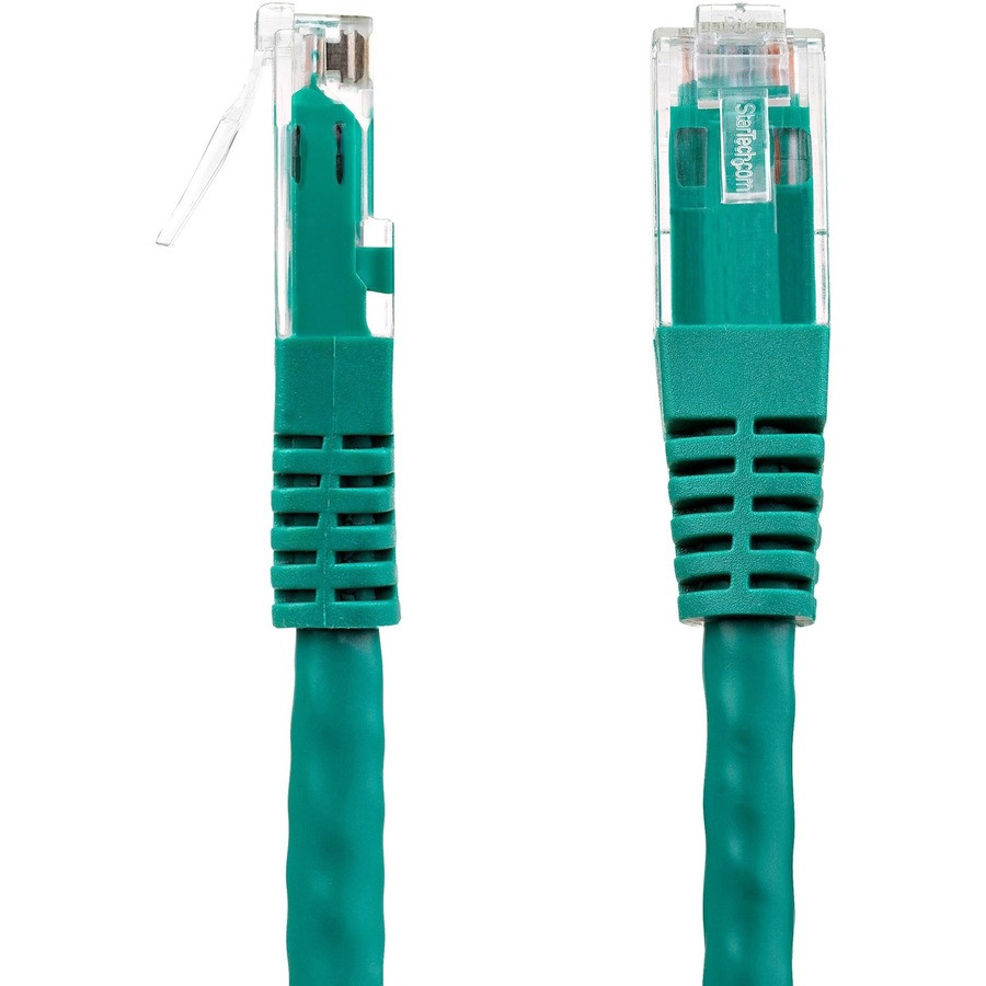 StarTech.com C6PATCH10GN StarTech.com 10ft CAT6 Ethernet Cable - Green Molded Gigabit - 100W PoE UTP 650MHz - Category 6 Patch Cord UL Certified Wiring/TIA