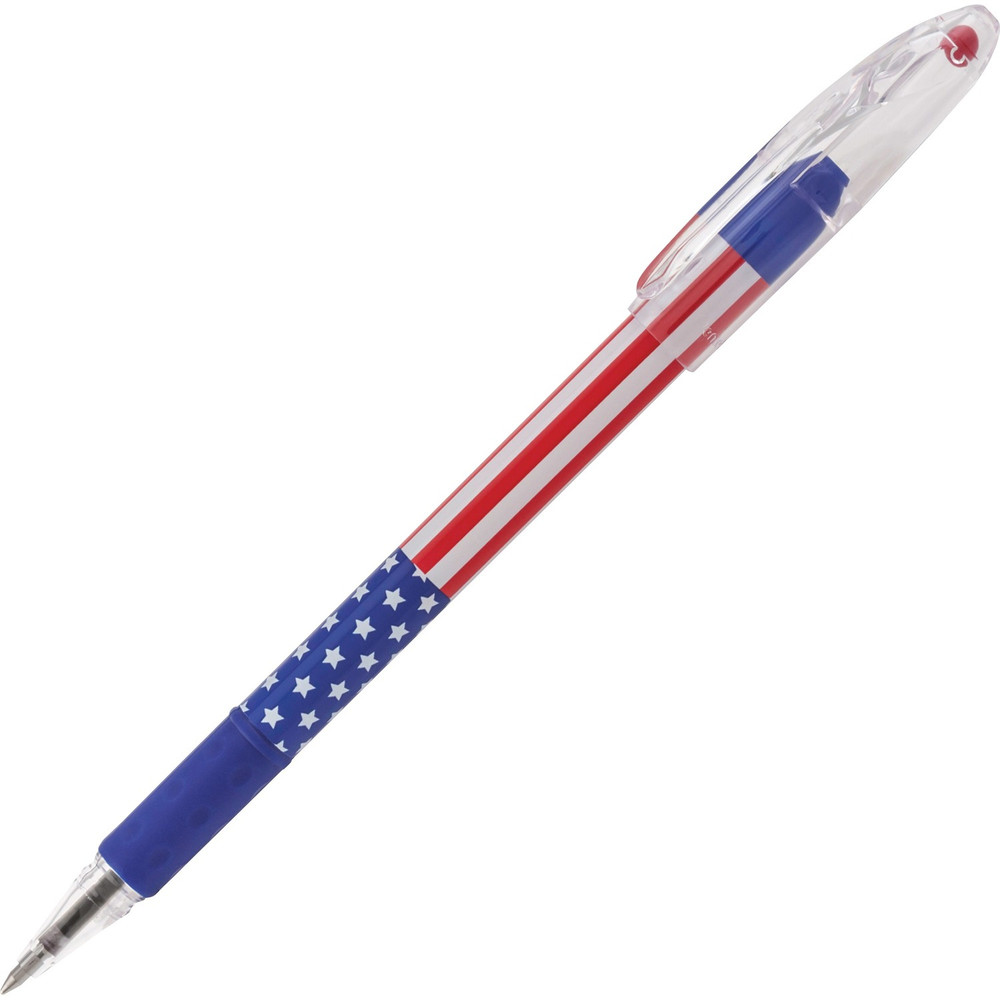 Pentel of America, Ltd Pentel BK90USAA Pentel R.S.V.P. Stars/Stripes Edition Ballpoint Pen