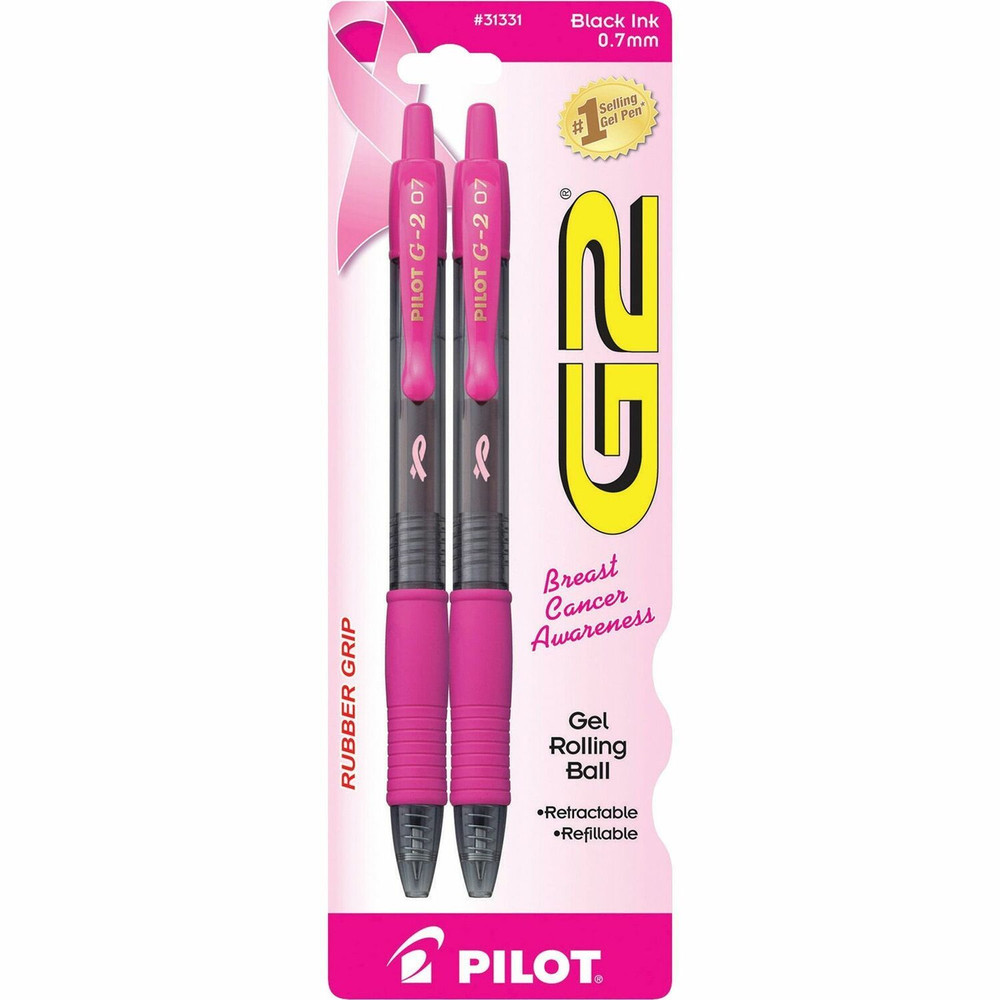 Pilot Corporation Pilot 31331 Pilot G2 Rubber Grip BCA Gel Rollingball Pens