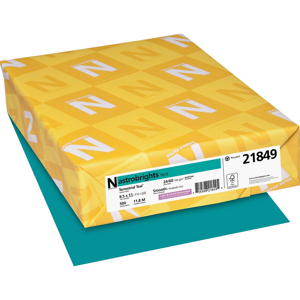 Neenah Paper, Inc Astrobrights 21849 Astrobrights Color Copy Paper - Terrestrial Teal