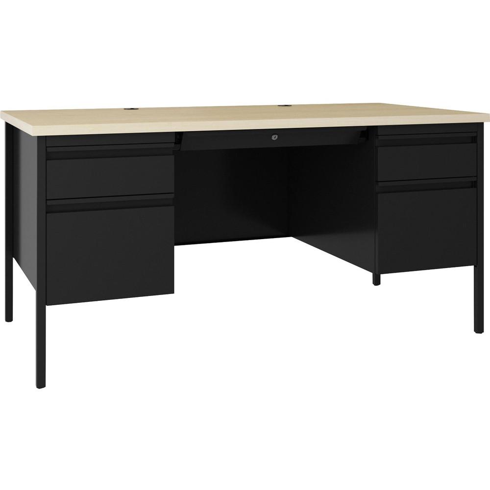 Lorell 60930 Lorell Fortress Series Double-Pedestal Desk
