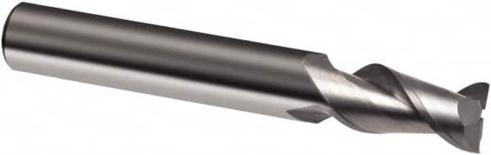 Guhring 9033090060000 Square End Mill:  0.2362" Dia, 0.3937" LOC, 0.2362" Shank Dia, 2 Flutes, Solid Carbide