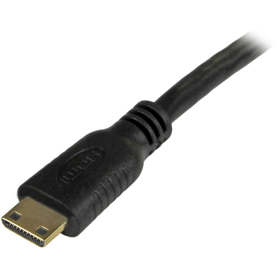 StarTech.com HDMIACMM6 StarTech.com 6ft Mini HDMI to HDMI Cable with Ethernet, 4K 30Hz High Speed Mini HDMI 1.4 (Type-C) Device to HDMI Adapter Cable/Cord, M/M